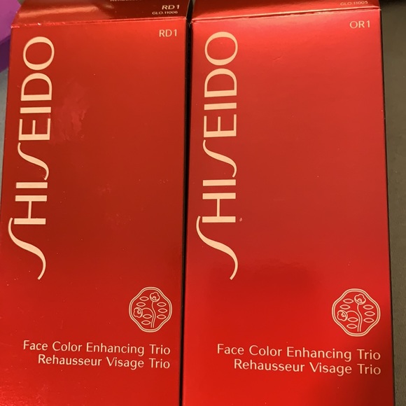 New in box Shiseido face color enhancing trio RD1 or OR1 - Picture 5 of 5